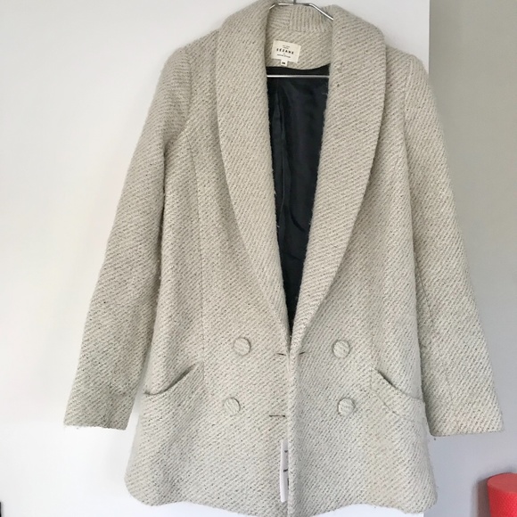 SOLD! - Sezane Wool Coat - Picture 1 of 10